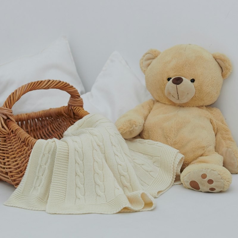 Plush cuddly teddy bear and soft toys